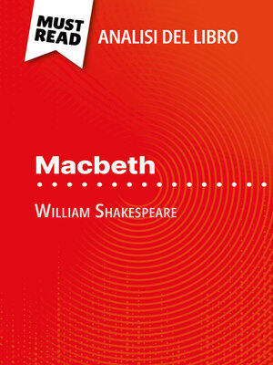 cover image of Macbeth di William Shakespeare (Analisi del libro)